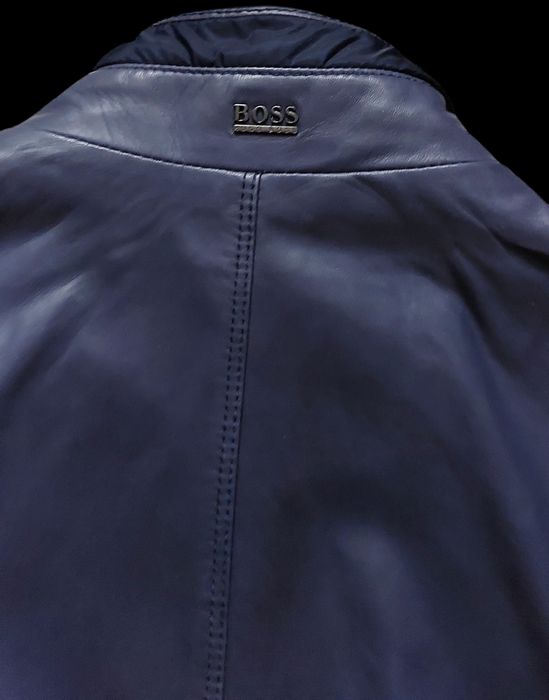 Hugo Boss Neikon nowa kurtka męska skóra naturalna r. 50/L