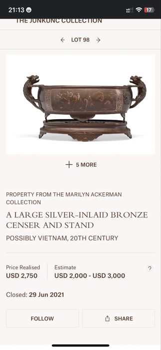 Queimador de incenso e base