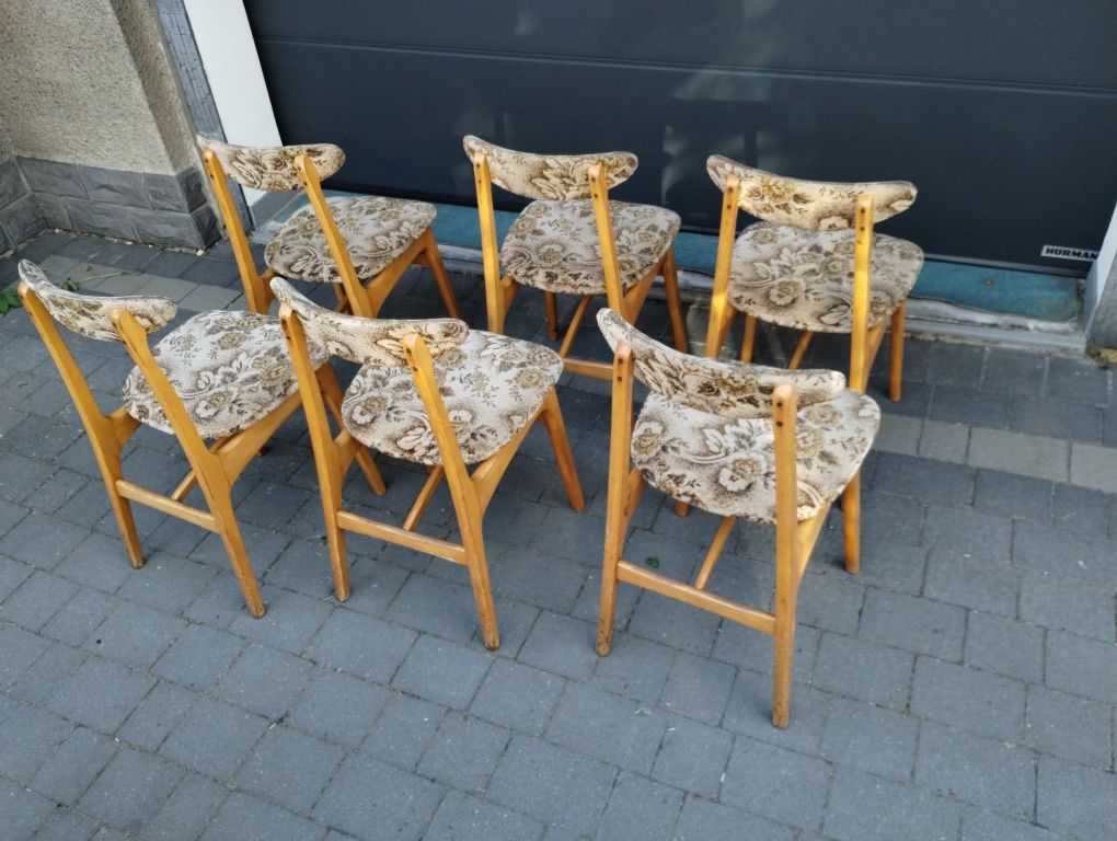 Krzesła prl Hałasy