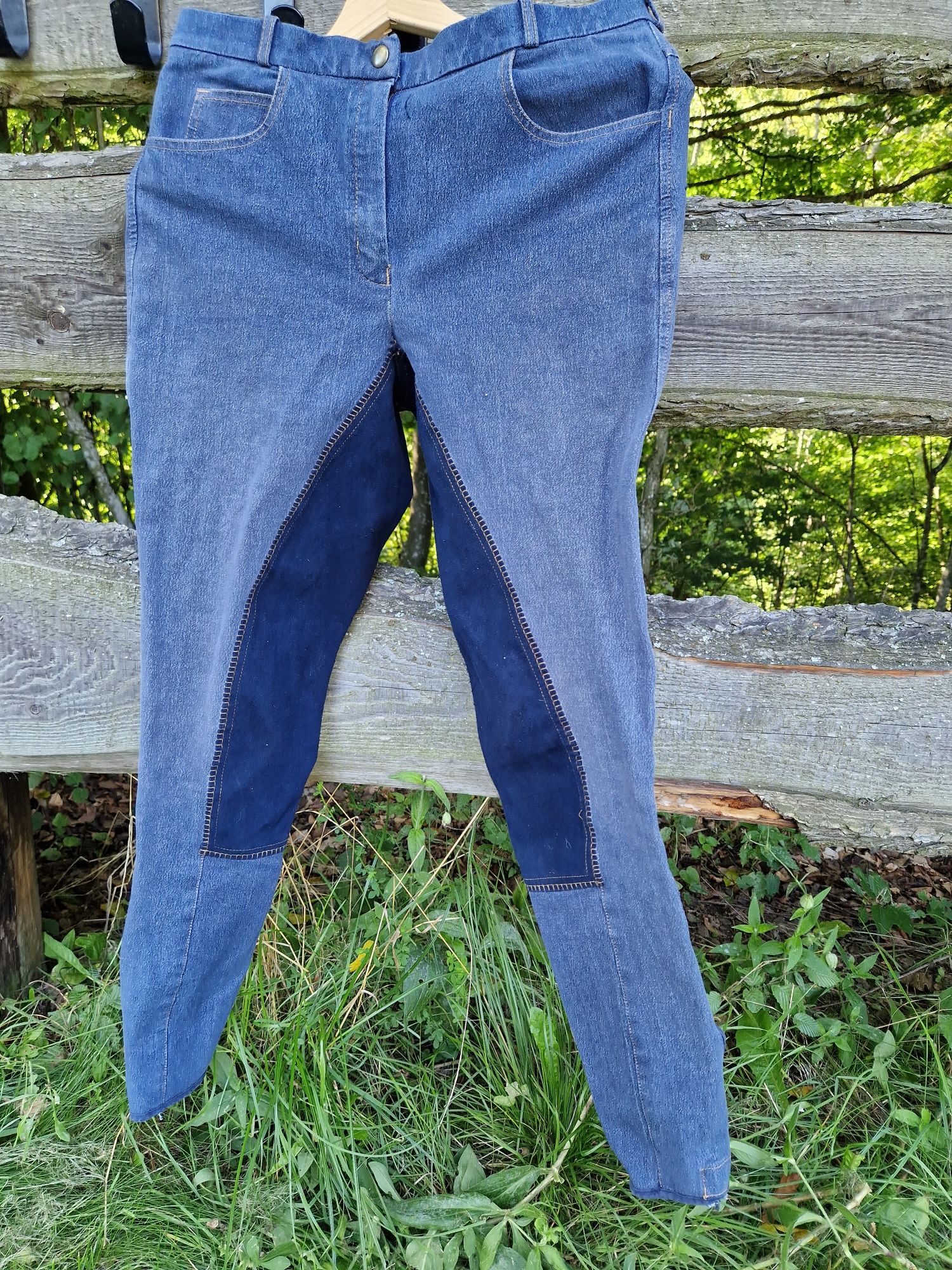 Bryczesy denim jeans M/L