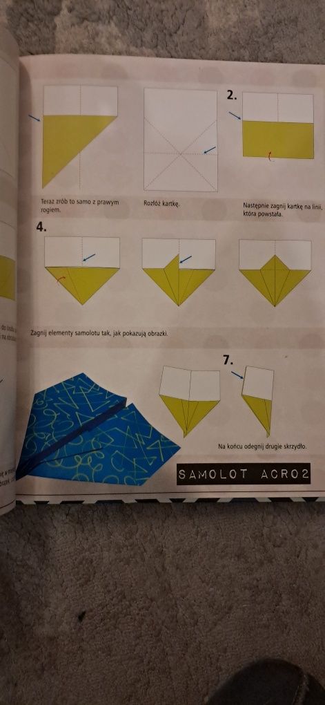 Jak zrobić samoloty i latawce  z papieru. Książka