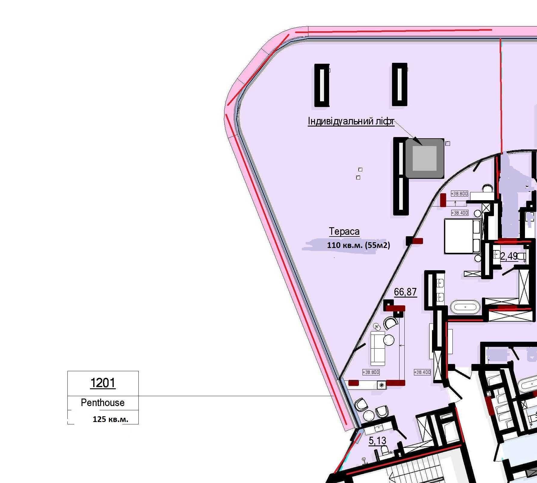 Продам 2х кімнатні апартаменти в ARCHOTEL 5*,Аркадійська алея,125 кв.м