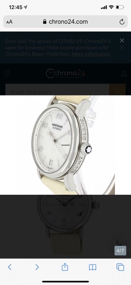 Продам часы Montblanc Lady Automatic 7227