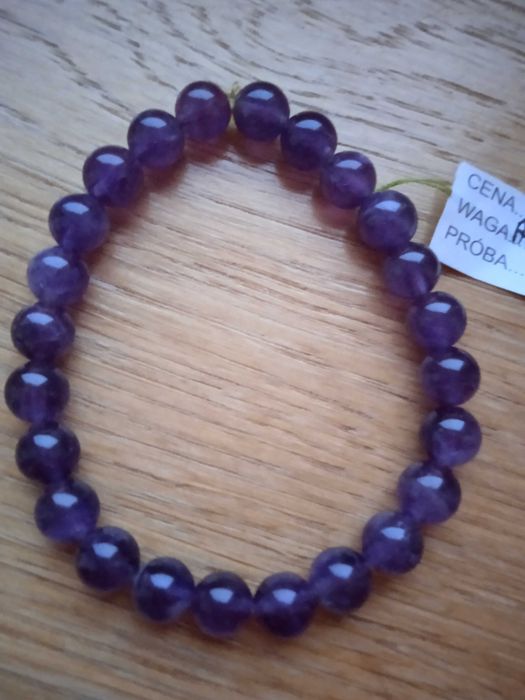 Bransoletka z ametystu NOWA