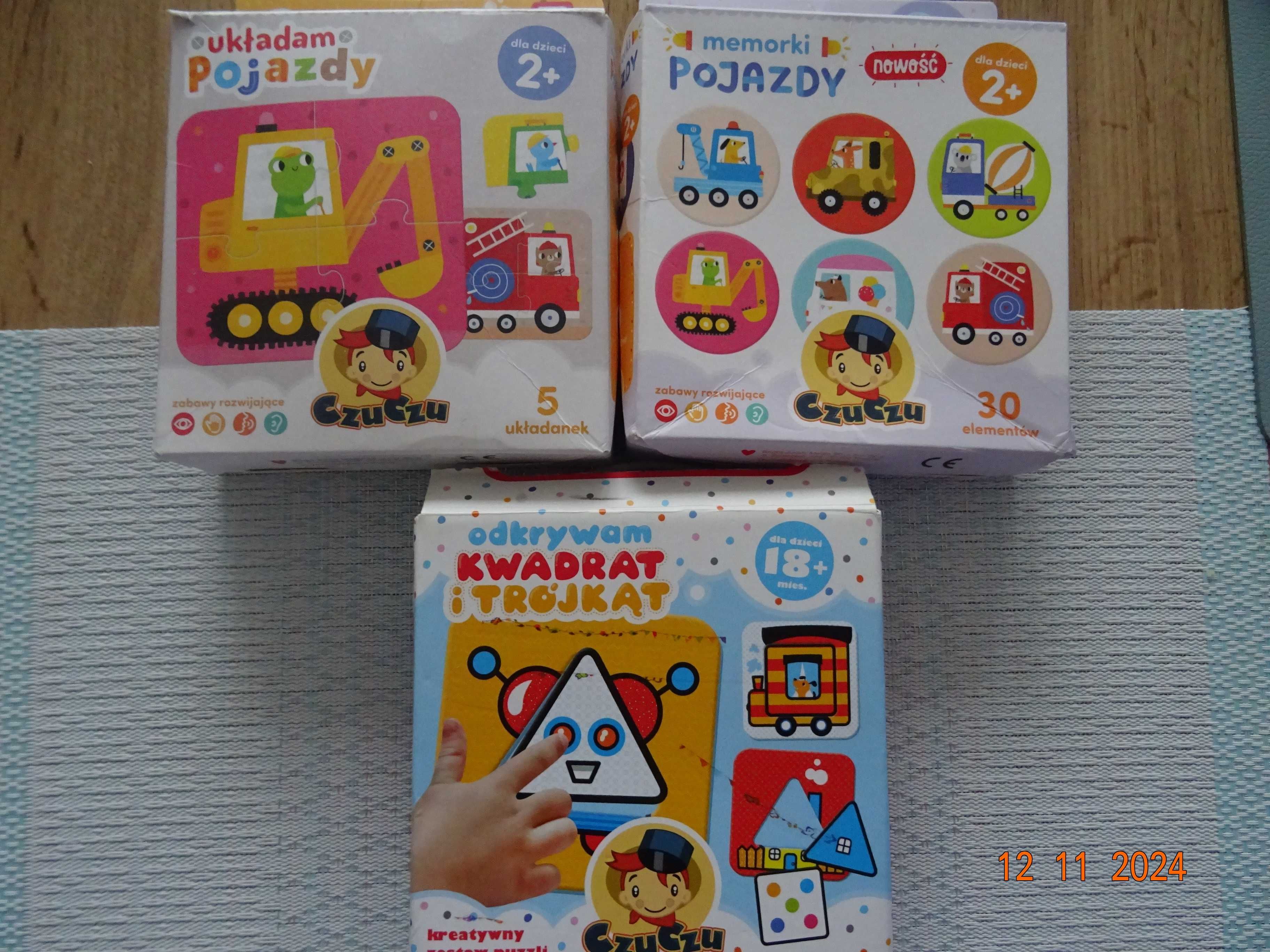 puzzle CzuCzu dla dzieci od 12 miesięcy(9 sztuk)