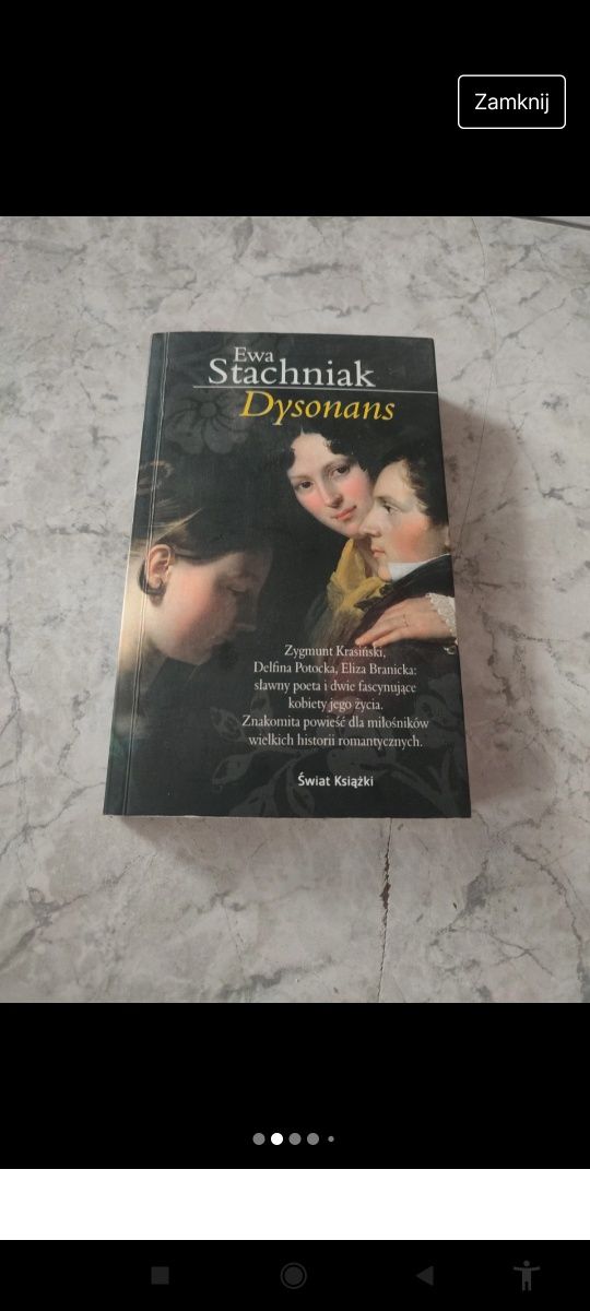 książka Dysonans Ewa Stachniak