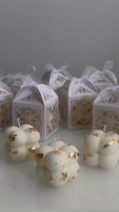 Бонбоньєрки/ воскові свічки /Подарки (компліменти) гостям/ботоньерки