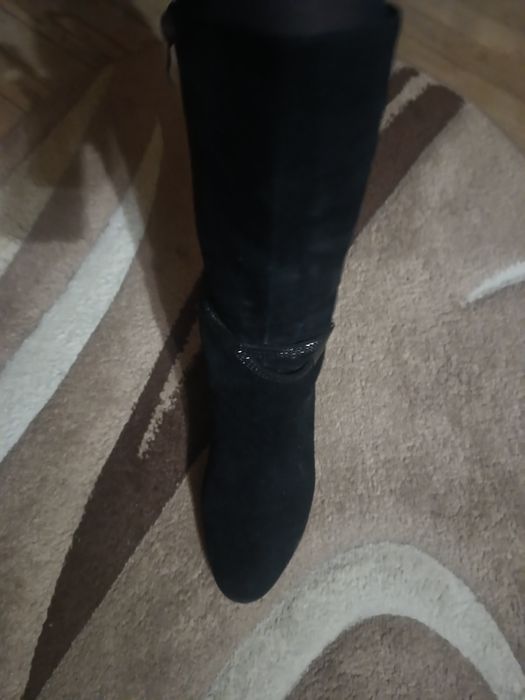 Чоботи замша 38 повномірний