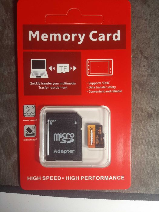 Карта пам'яті Micro SD 128Gb SONY с адаптером