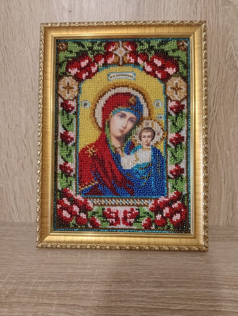 Иконы ручной работы вышитые бисером