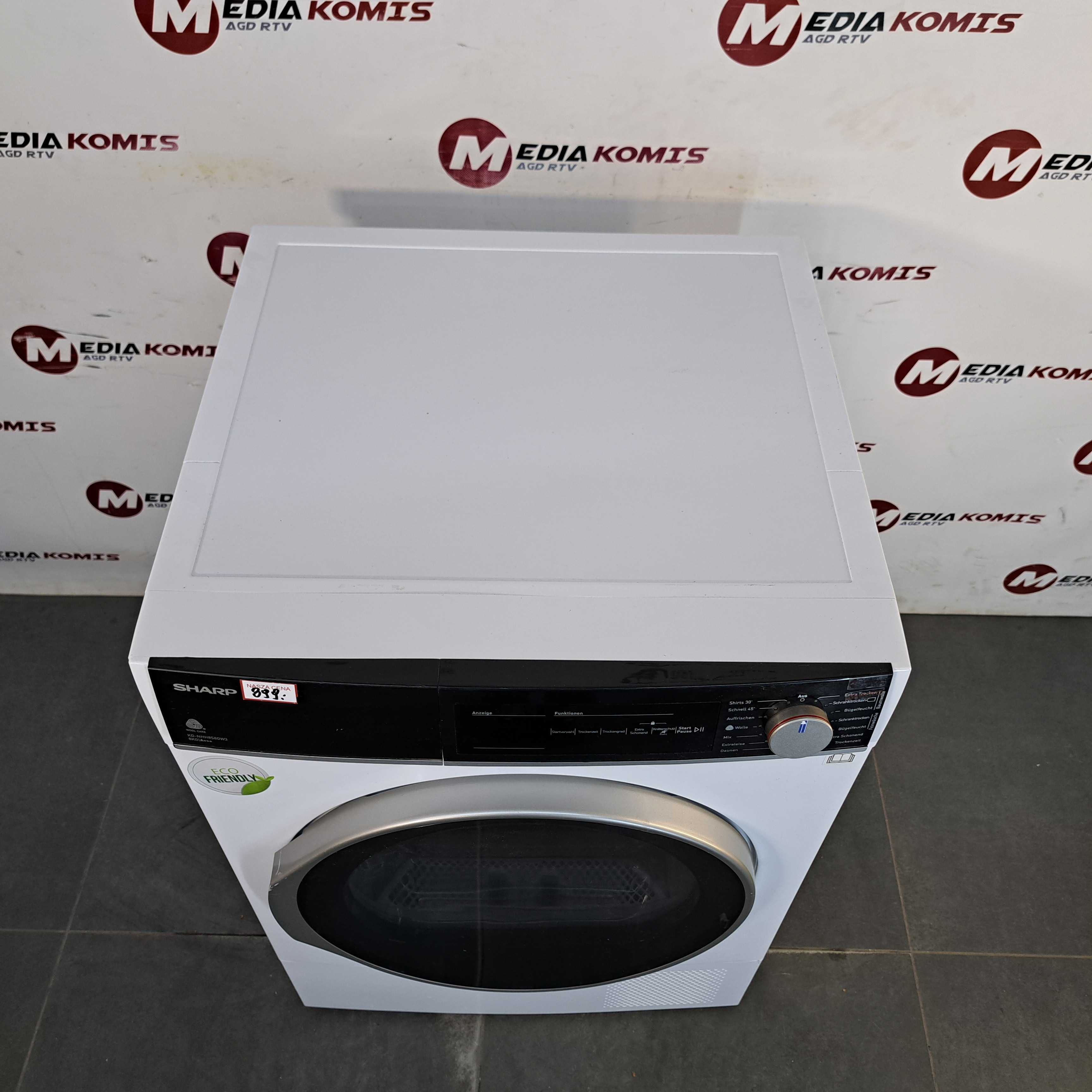 Suszarka Sharp KD-NHH8S8GW3 [12m-cy gwar] A+++/8kg/pompa ciepła