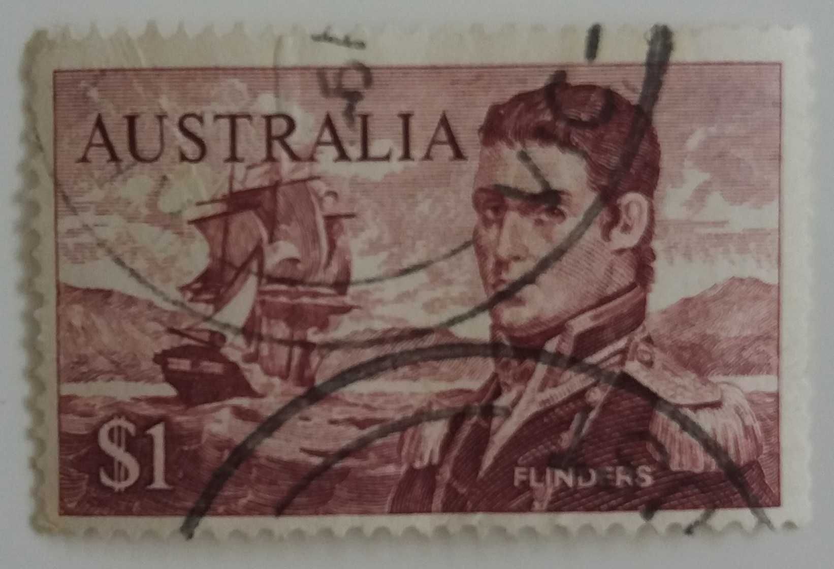 Znaczki pocztowe, Australia 1963-66, 6 sztuk