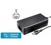 Carregador Transformador HP 32V / 1094mA  12V / 250mA | 0957-_2304