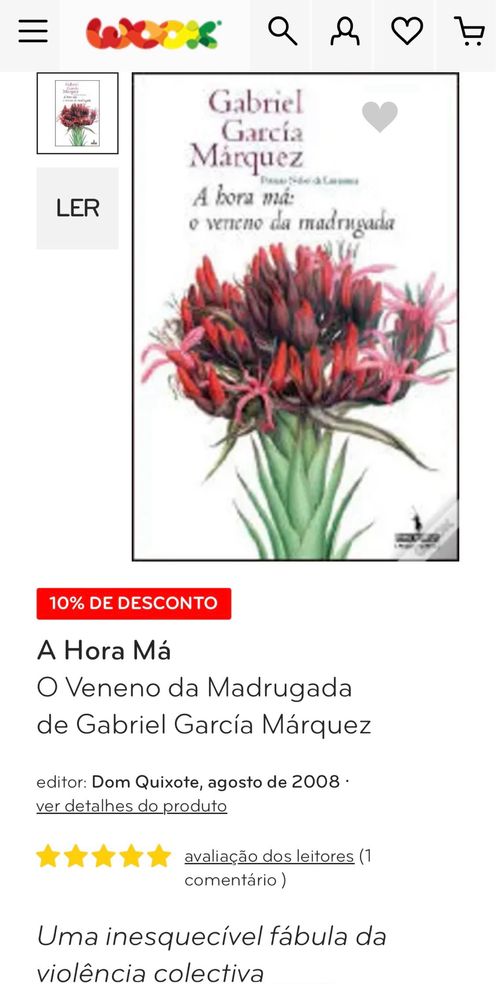 “A Hora Má: O Veneno da Madrugada”, Gabriel García Márquez