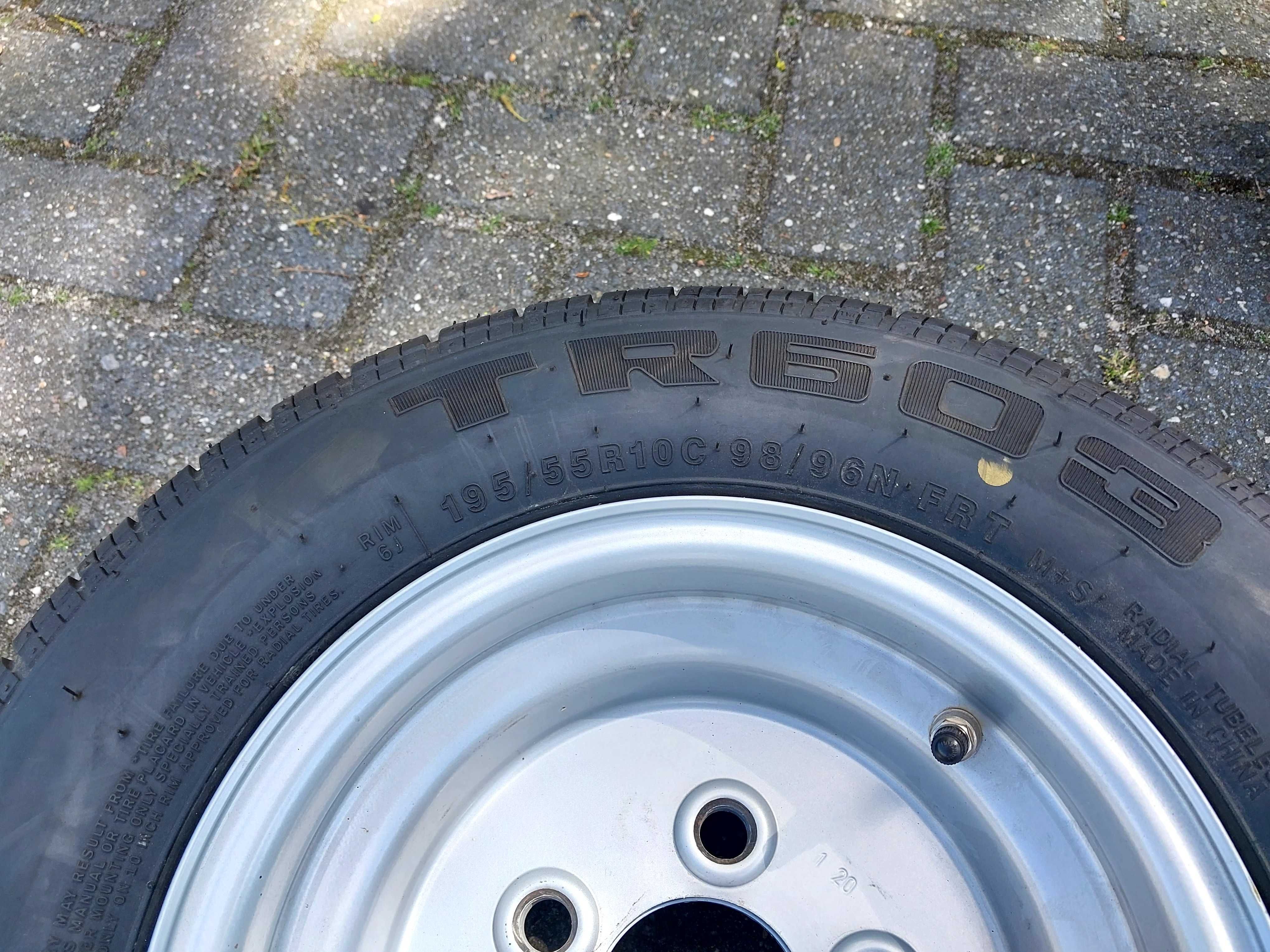 Koła z oponami 195/55R10C 5x112.