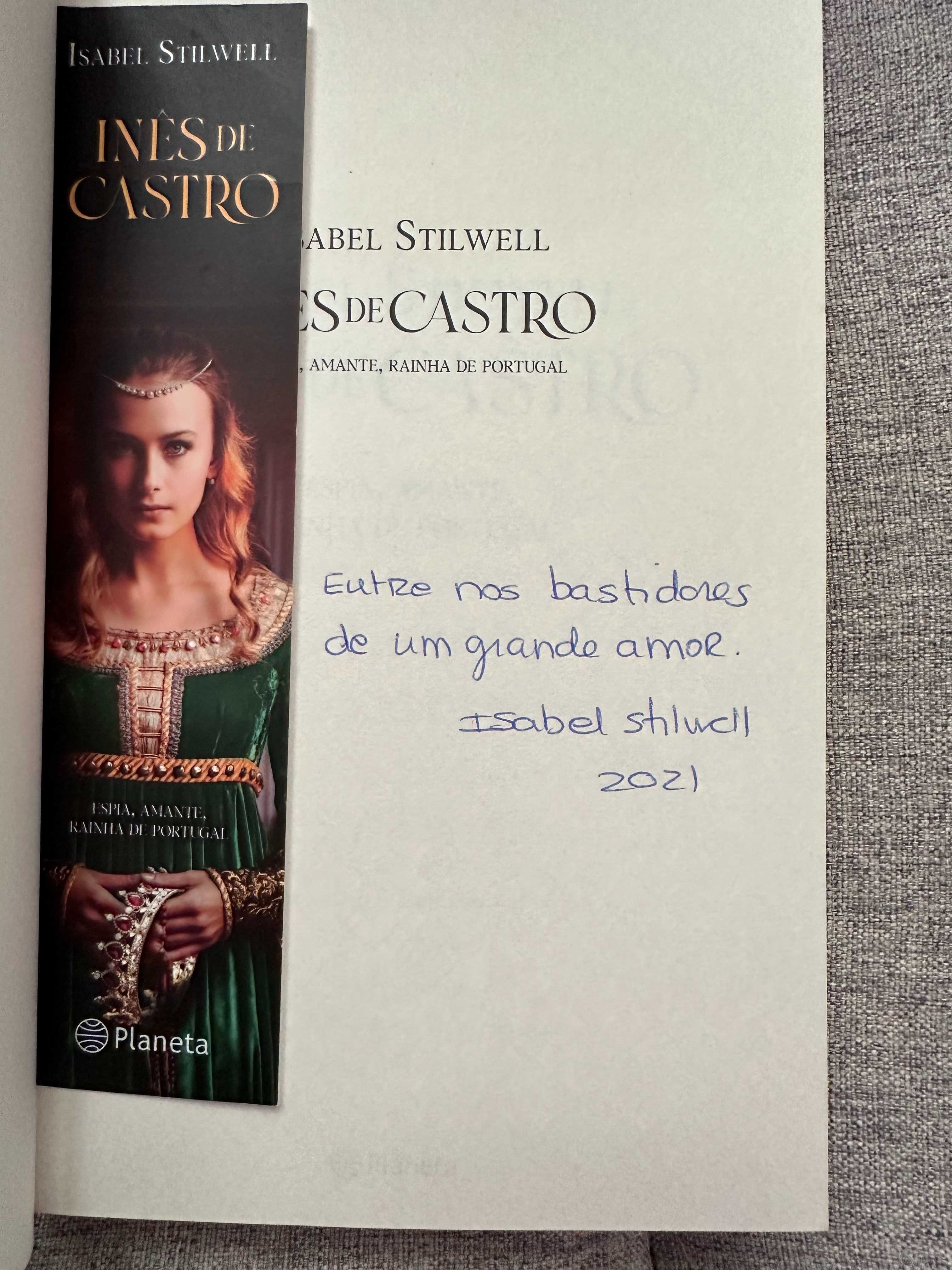 Inês de Castro de Isabel Stilwell - Edição especial Autografada