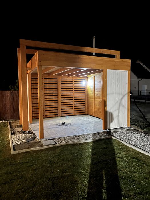 Nowoczesna altana ogrodowa