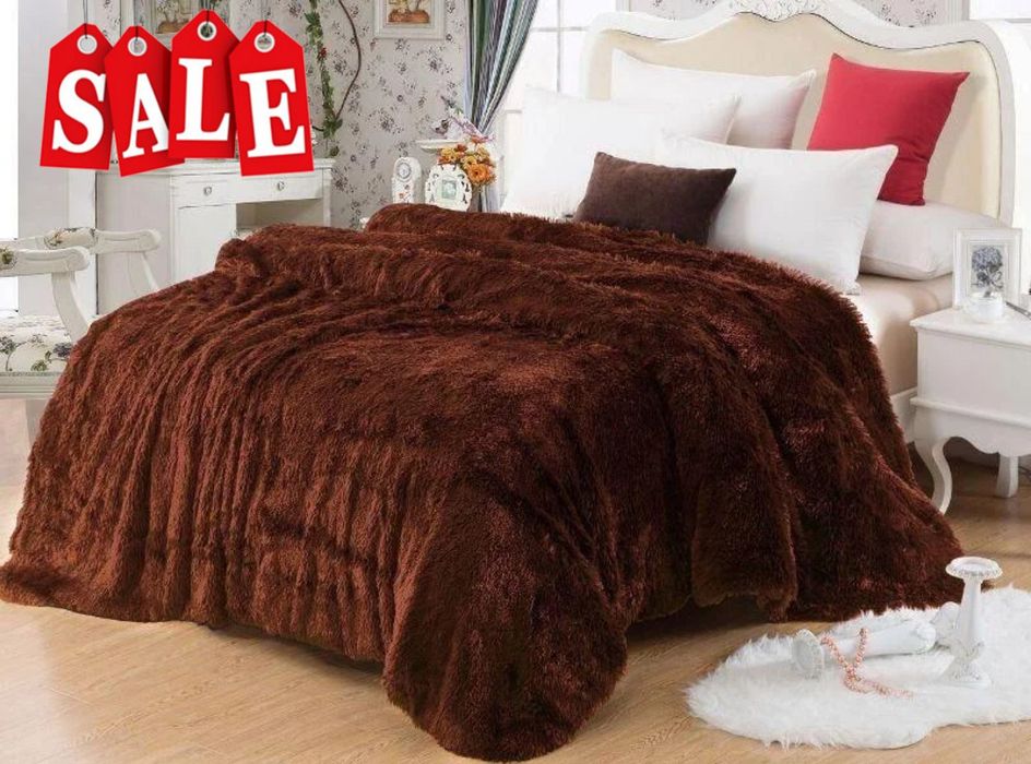 Плед Травка/Пушистый Плед-покрывало/Покривало травка/ 220x240 см