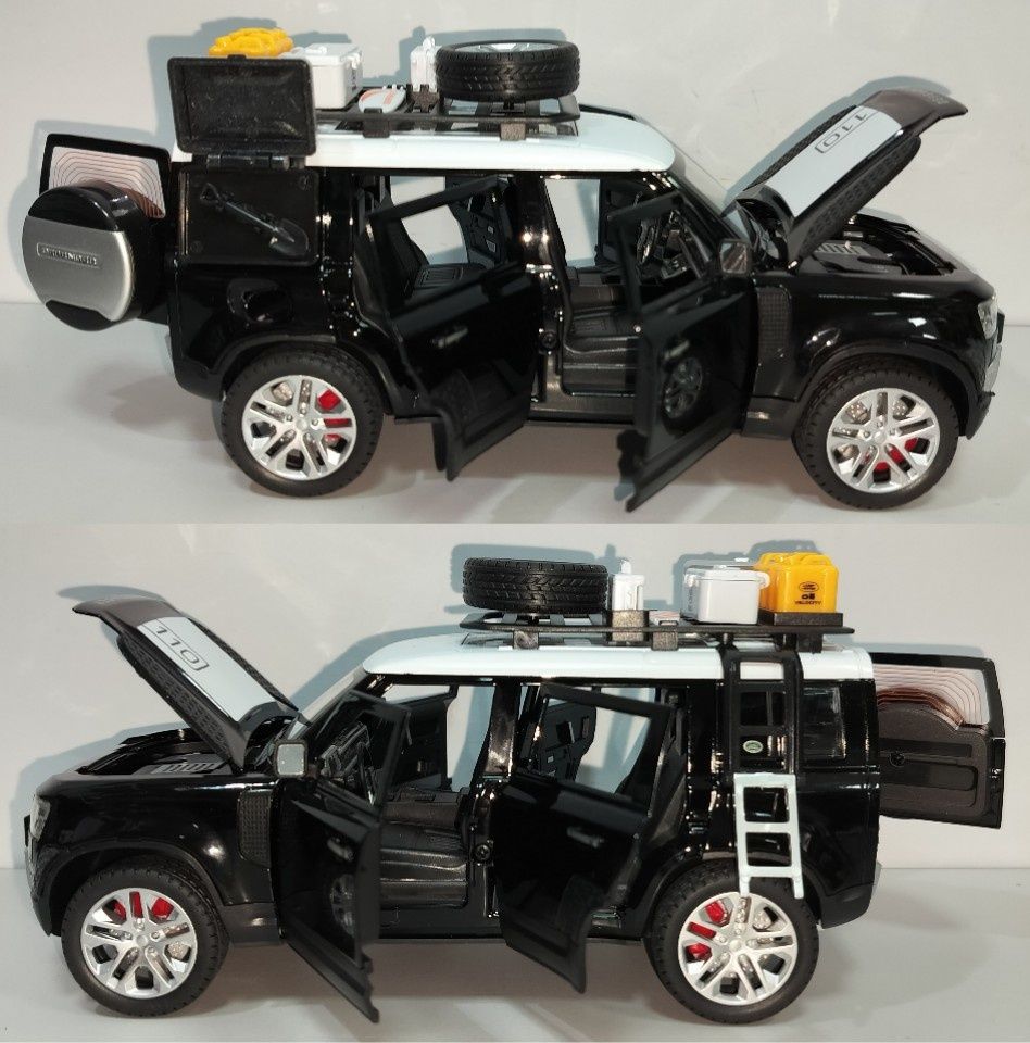 Range Rover Land Rover Defender 110 модель 1:24 CHE ZHI звук и све
