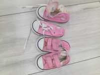2 pary trampek dla dziewczynki converse