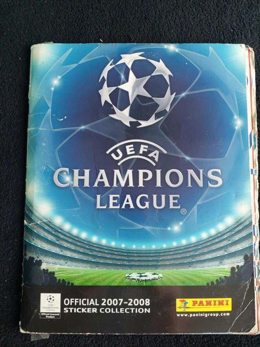 Kompletny album Uefa Champions League 2007/2008