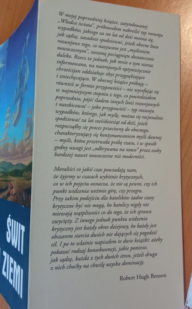 Świt nowej ziemi. Robert Hugh Benson