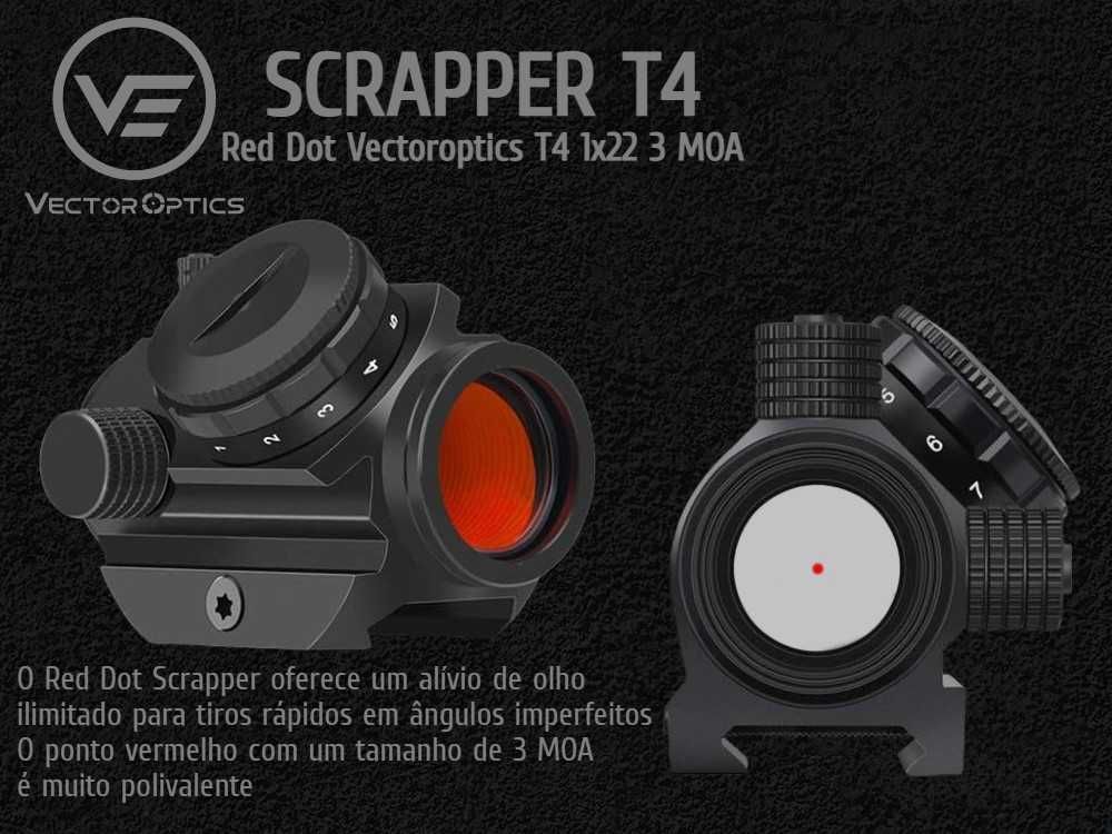 Mira Red Dot Vectoroptics Scrapper T4 1X22 3 MOA