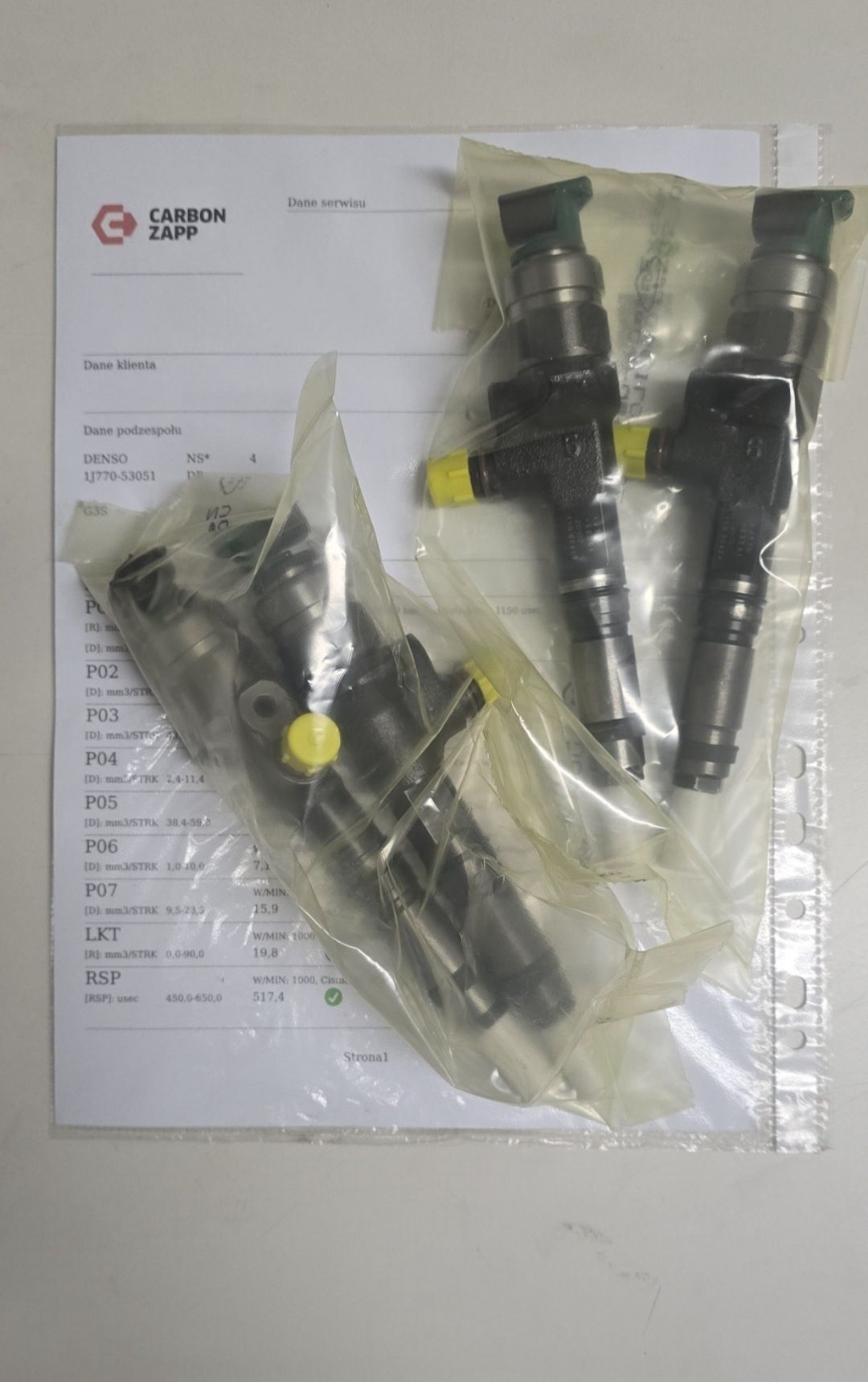 Wtryskiwacz wtryskiwacze Kubota Euro 5 Denso 1J770