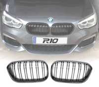 GRELHA DIANTEIRA PARA BMW F20 F21 LCI LOOK M1 PRETO BRILHANTE