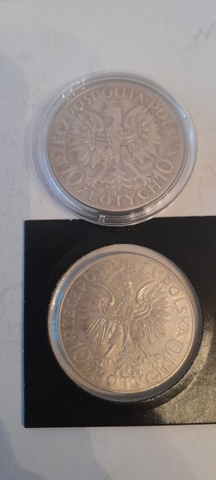 10zl Głowa Kobiety Jadwiga zestaw 6szt  z 1932,1934