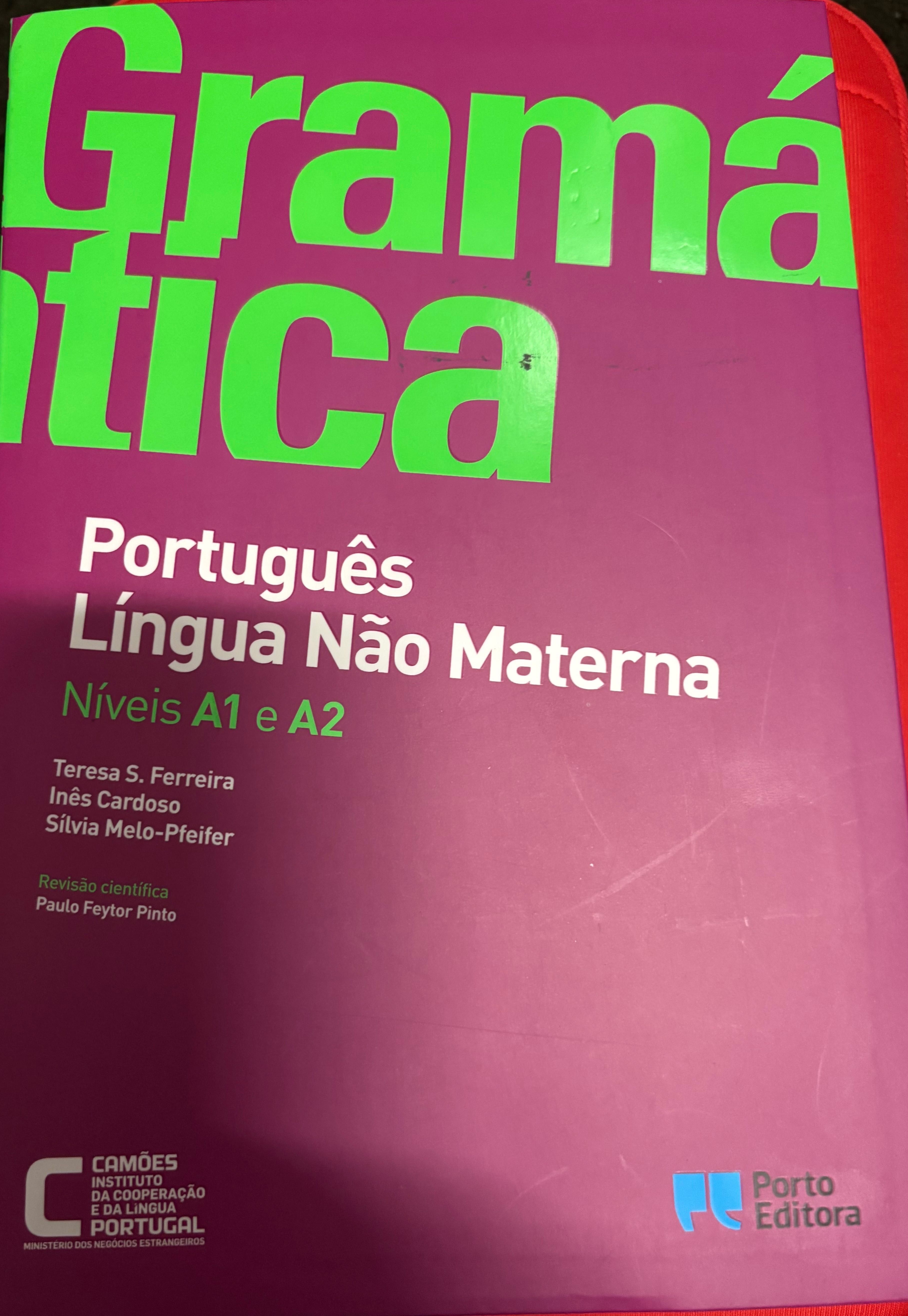 Gramática de Português Língua Não Materna - Niveis A1 e A2