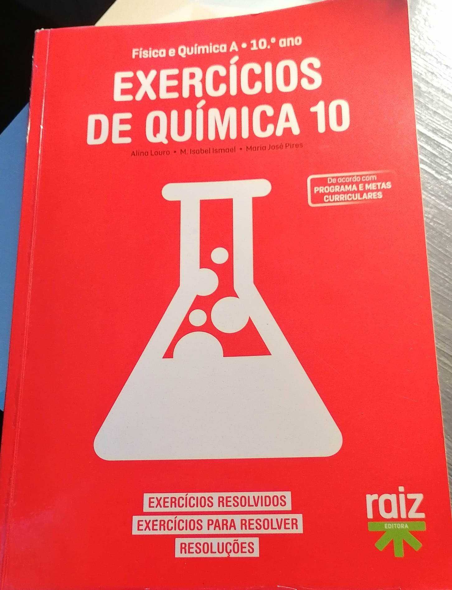 Livro de Exercícios de Química 10ºano