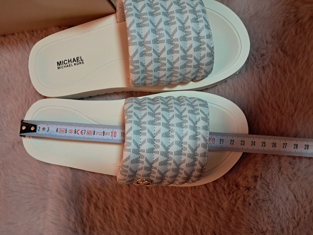 Michael Kors klapki logowane super miękkie wygodne teagan r 35/36 23 c