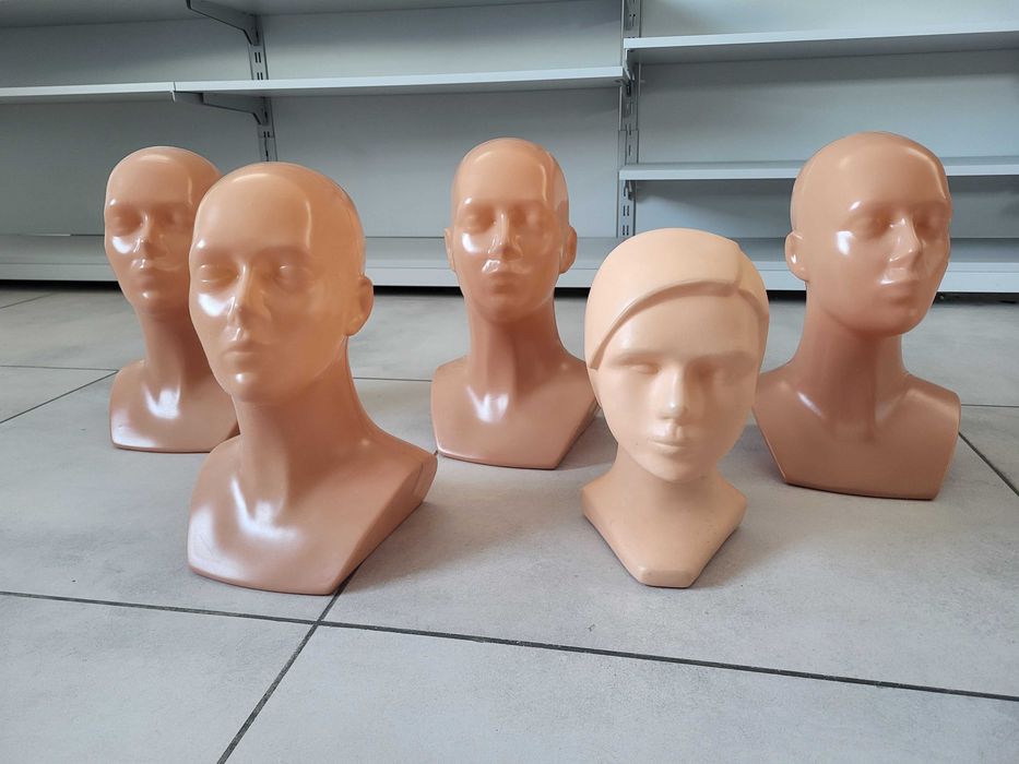 Głowa manekina do prezentacji nakryć głowy Czapki Berety Kapelusze