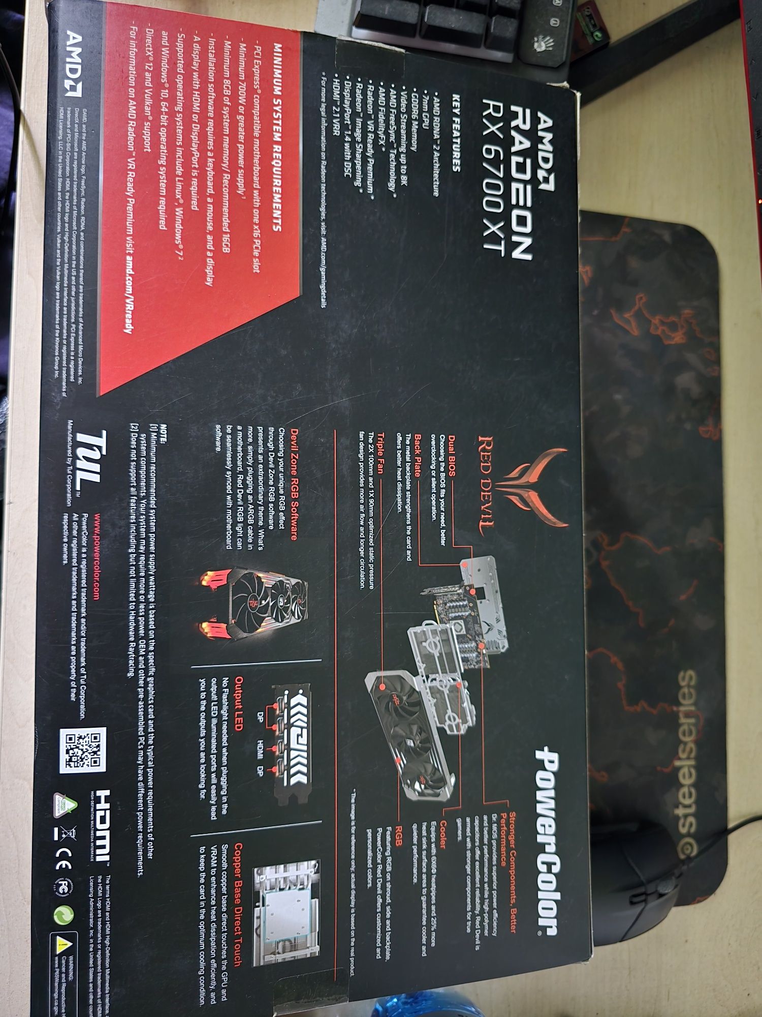 AMD Radeon RX 6700XT PowerColor Red Devil