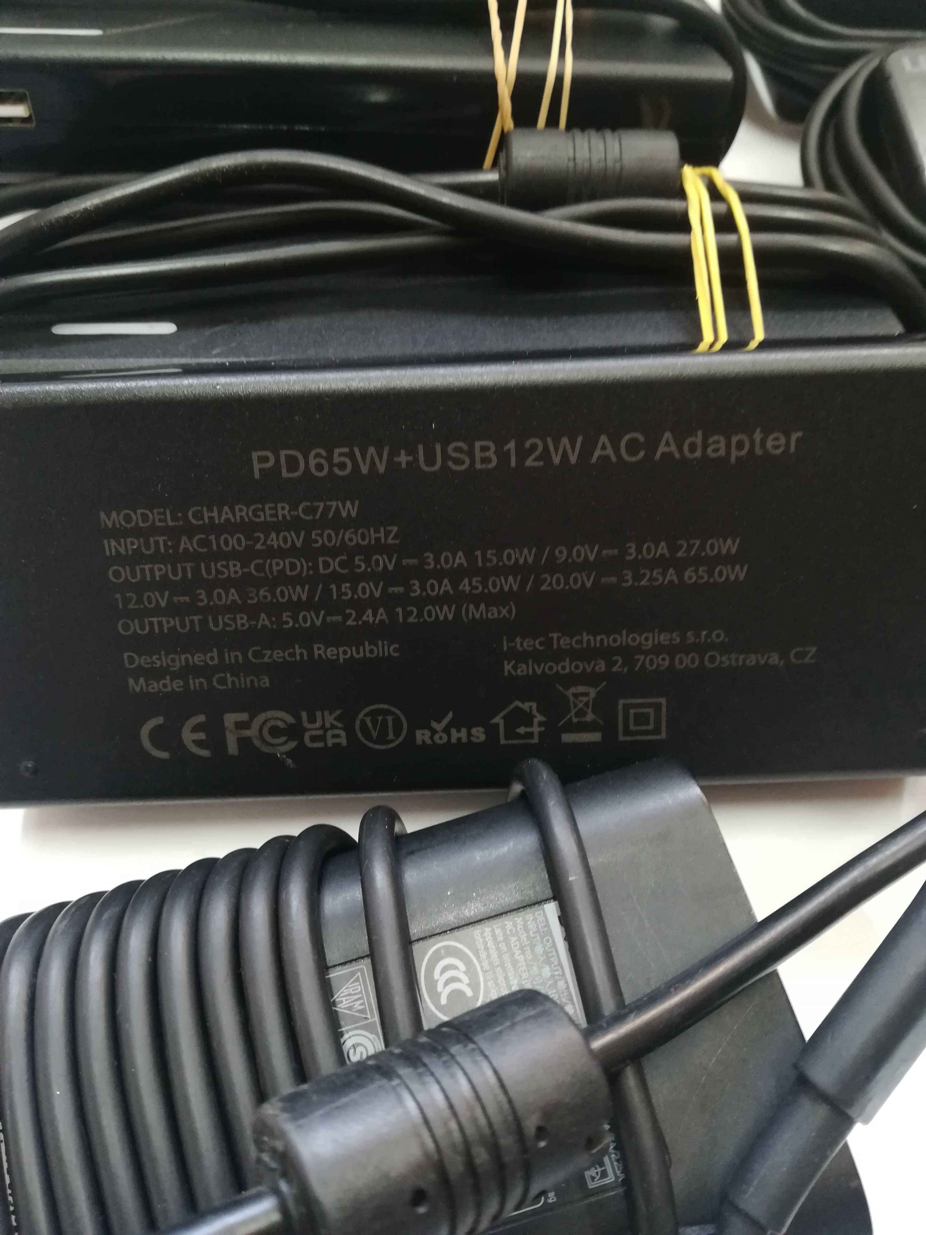 Блок живлення для ноутбука Lenovo Dell Fujitsu 45-65w Type-C