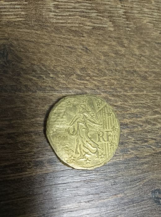 Продаж рідкісних монет 50 євро цент брак 2001,2004 року