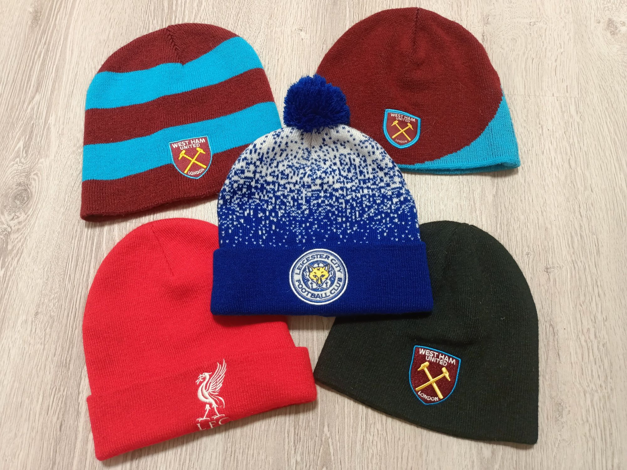 Шапка FC West Ham, Liverpool, шарфи футбольні, кепка