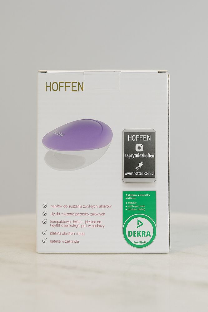 Nowa suszarka HOFFEN UV 2w1 • Domowy manicure w kilka minut HIT