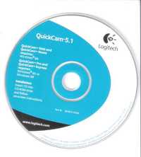 Software Instalação Camarâ Logitech QuickCam 5.1