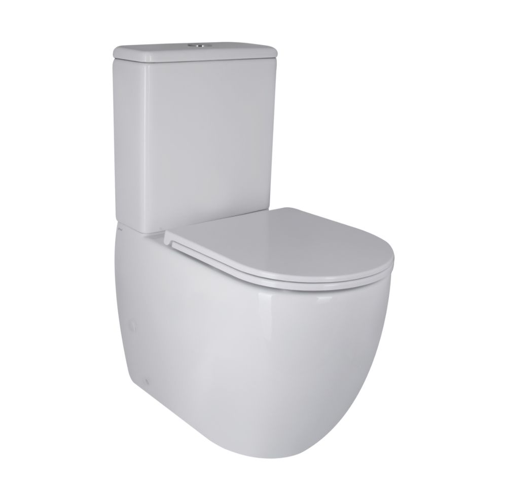 Унітаз-компакт Qtap Robin Ultra Quiet безобідковий QT13222128AUQ1W