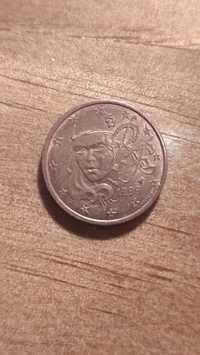 Moeda 2cent frança 1999