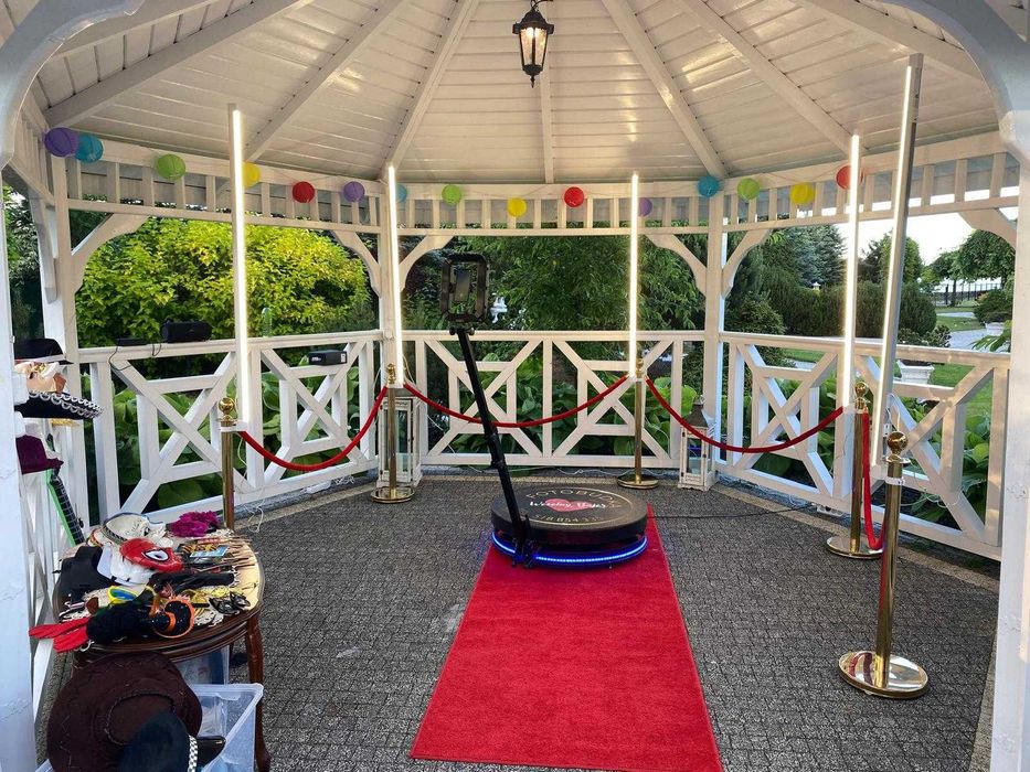 Fotobudka 360 Fotolustro Fotobox magazynCiężki dym Kolorowe Race dymne