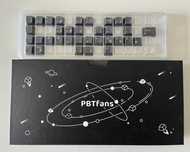 Keycaps PBTfans WOB (White on Black) + International Kit
