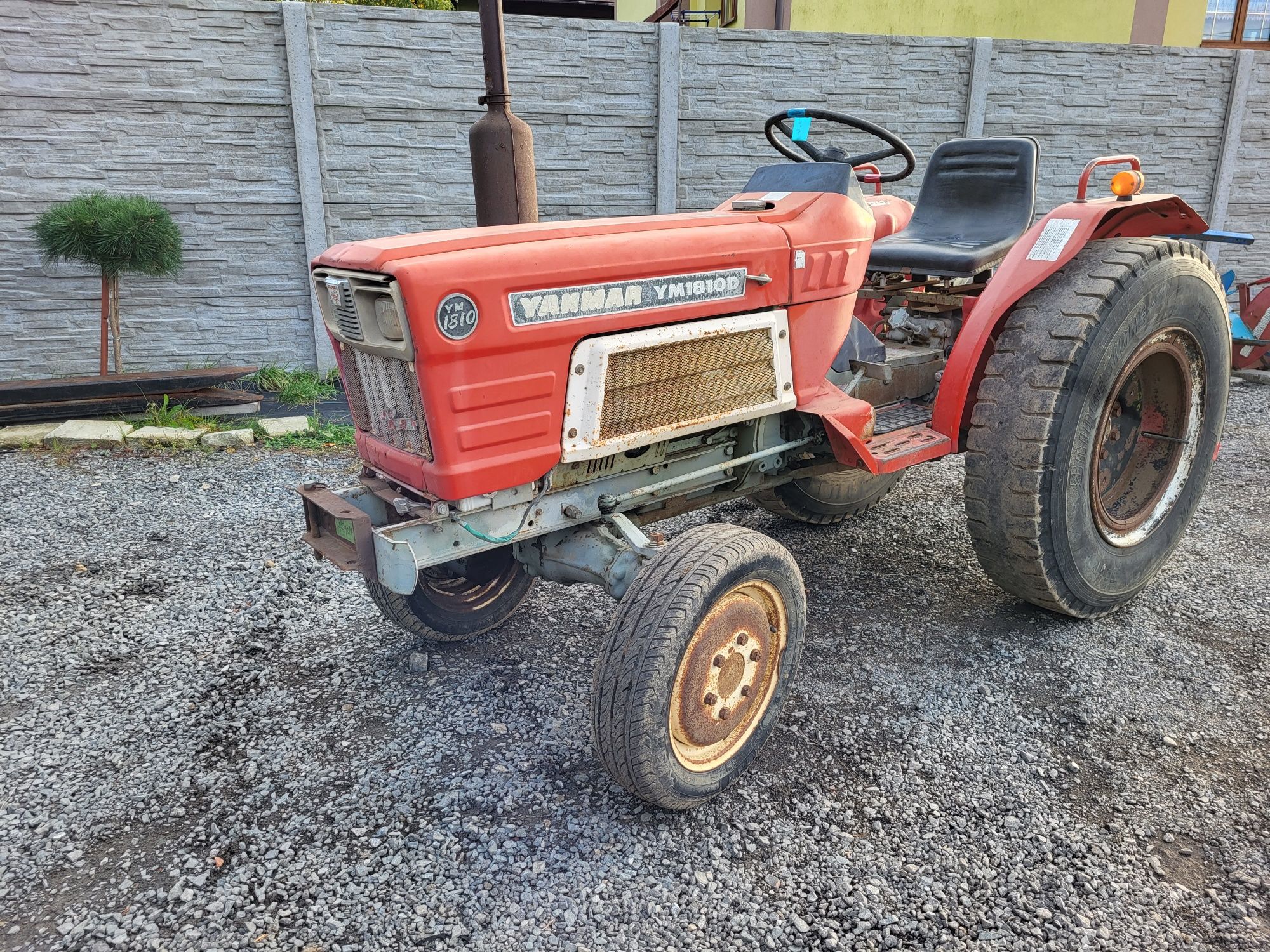 Yanmar 4x4 ym18100 diesel mini traktorek japoński 3 cylindry