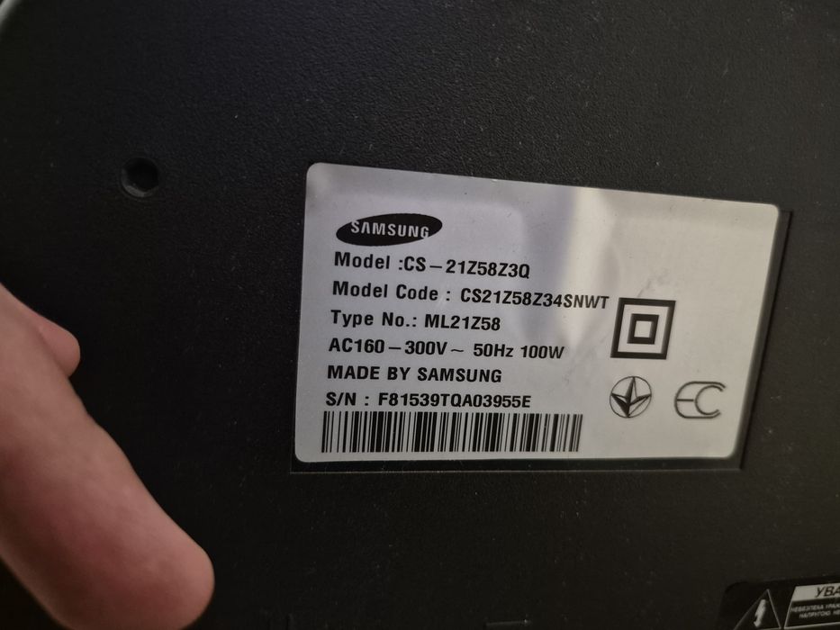 Продам телевізор Samsung CS-21Z58Z3Q 21” 54см