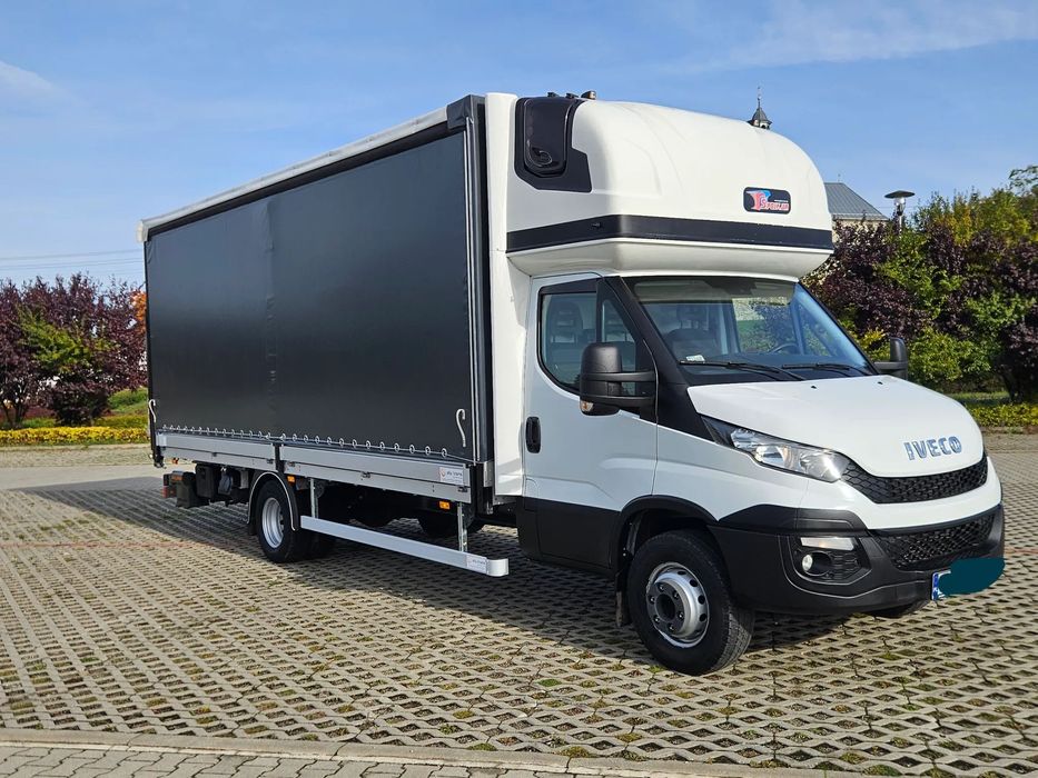 Iveco Daily 72-170  12 Palet, 2x firana, winda, Salon Polska