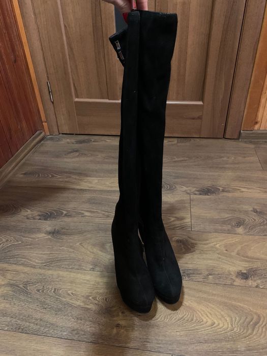 Ботфорди на каблуках