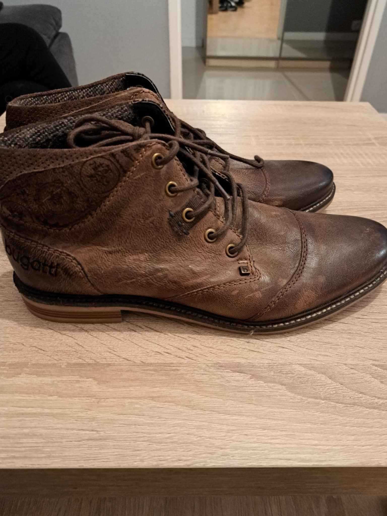 Buty Bugatti skórzane r.42