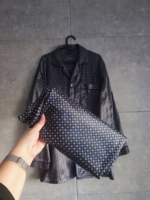 Satynowa męska piżama nowa M